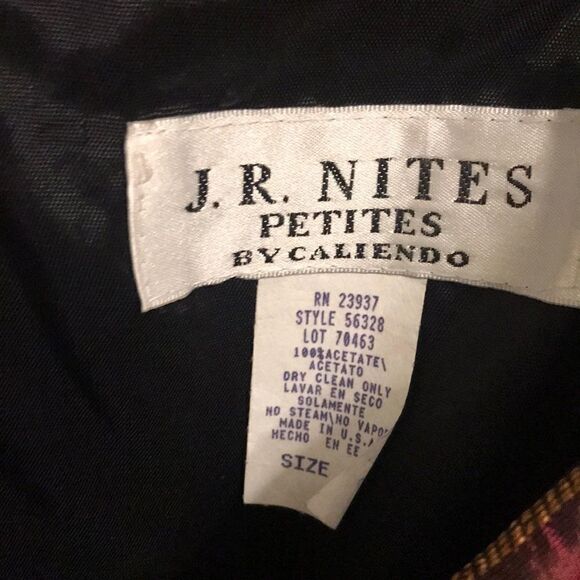 J.R. Nites Petite Fitted Evening Tank - Size 14P - Picture 4 of 5